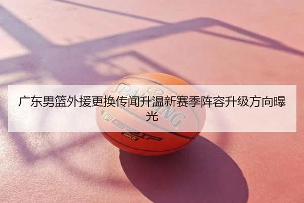广东男篮外援更换传闻升温新赛季阵容升级方向曝光